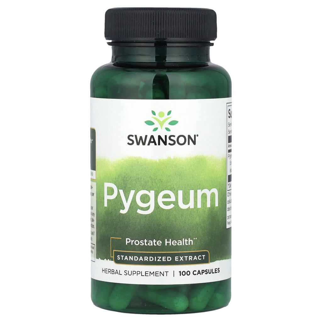 Swanson, Pygeum, 250 mg, 100 Capsules (125 mg Per Capsule)