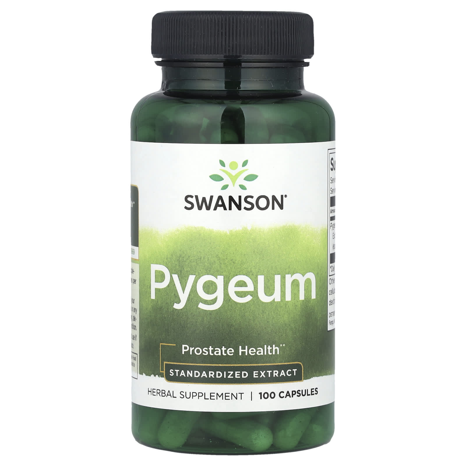Swanson, Pygeum, 250 mg, 100 Capsules (125 mg Per Capsule)