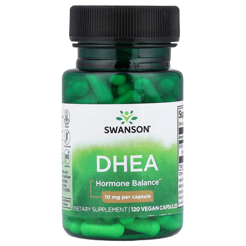 Swanson, DHEA, 10 mg, 120 Vegan Capsules