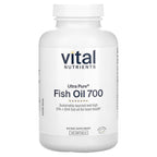 Vital Nutrients, Ultra Pure, Fish Oil 700, Lemon, 120 Softgels