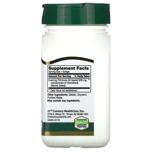 21st Century, Evening Primrose Oil, Women's Health Support, 60 Softgels (500 mg per Softgel)