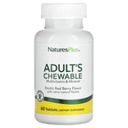 NaturesPlus, Adult's Chewable Multivitamin & Mineral, Exotic Red Berry , 60 Tablets