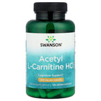 Swanson, Acetyl L-Carnitine HCl, 500 mg, 120 Vegan Capsules