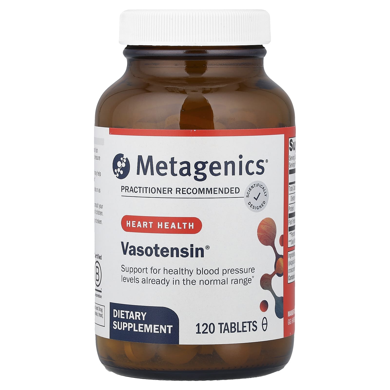 Metagenics, Vasotensin®, 120 Tablets