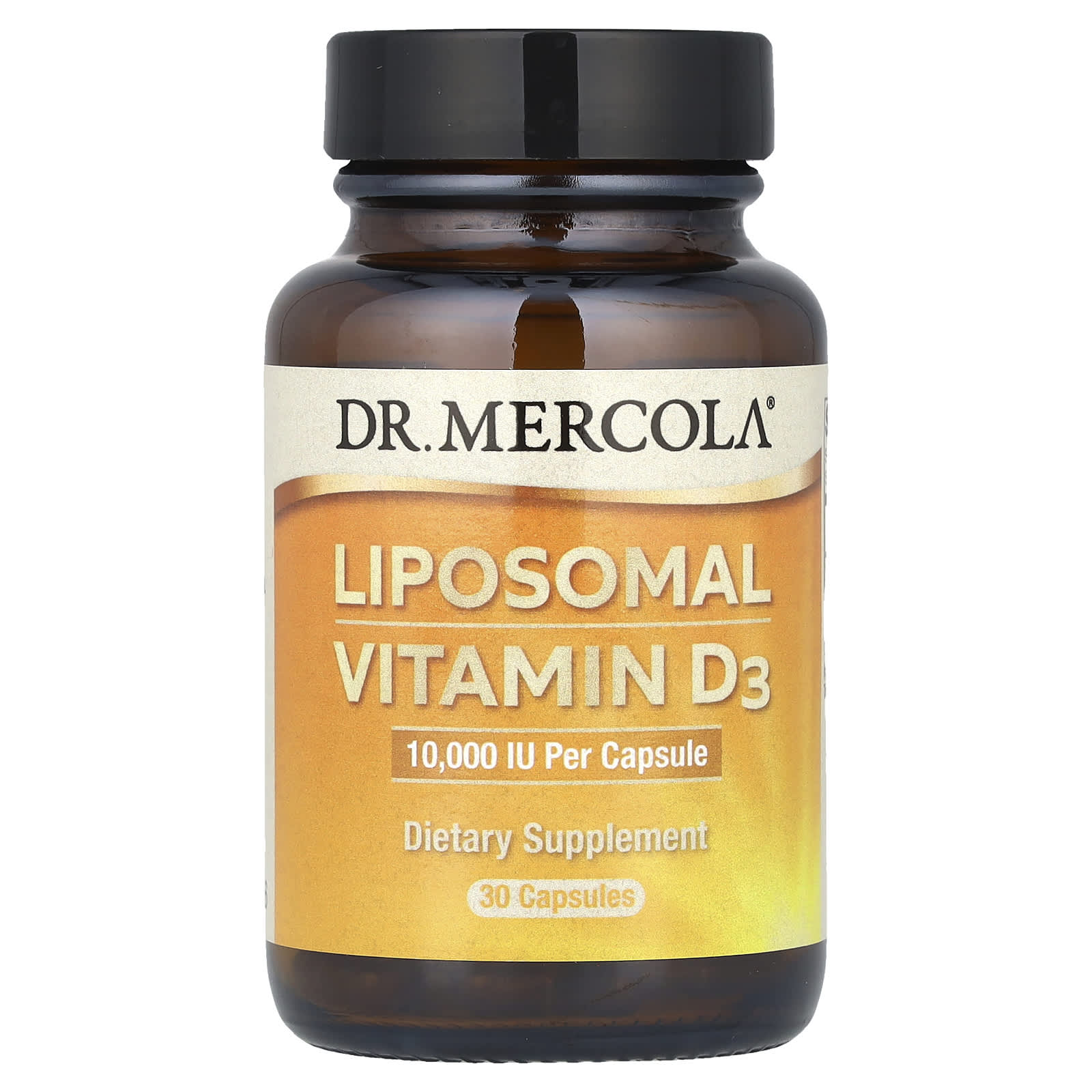 Dr. Mercola, Liposomal Vitamin D3, 250 mcg (10,000 IU), 30 Capsules