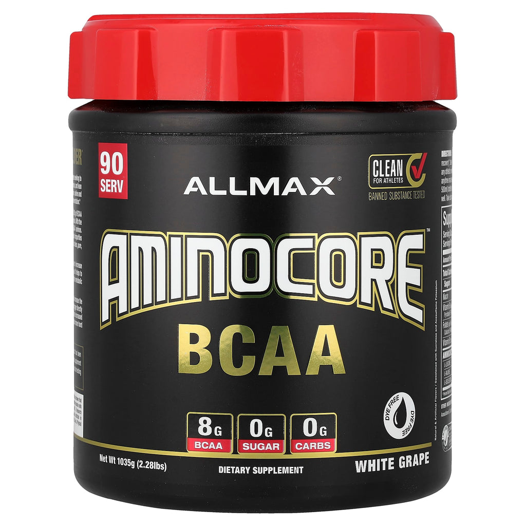 ALLMAX, AMINOCORE™ BCAA, White Grape, 2.1 lbs (945 g)