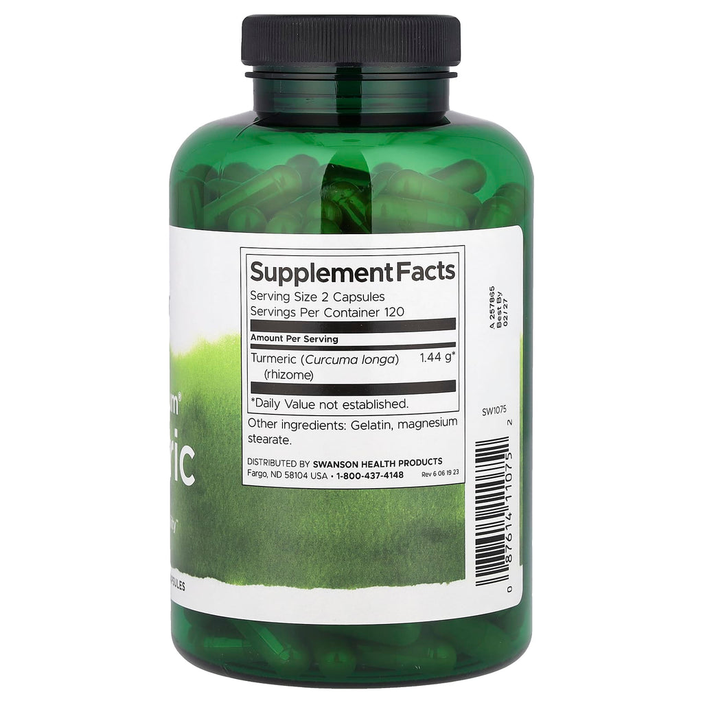Swanson, Full Spectrum® Turmeric, 240 Capsules (720 mg per Capsule)