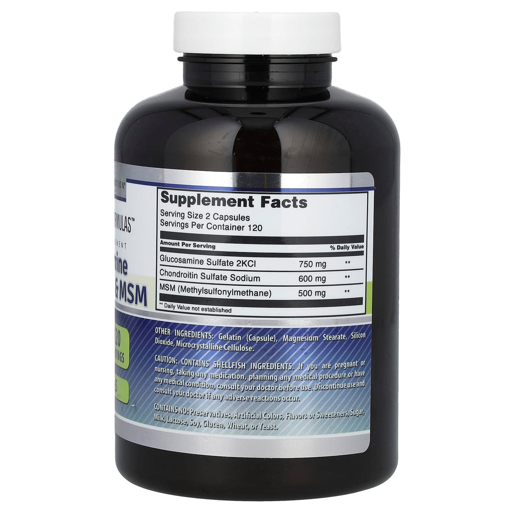Amazing Nutrition, Glucosamine Chondroitin & MSM, 240 Capsules