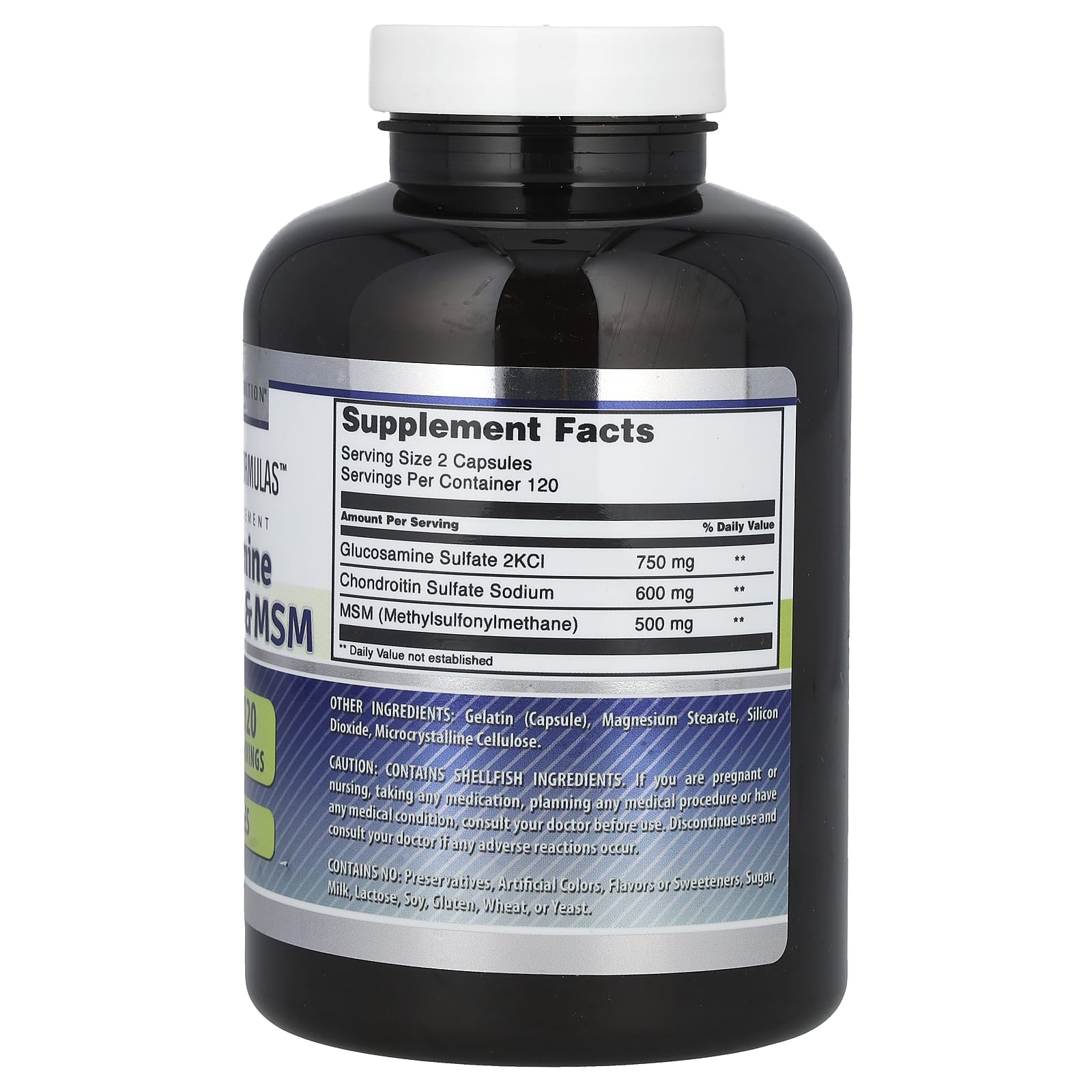 Amazing Nutrition, Glucosamine Chondroitin & MSM, 240 Capsules
