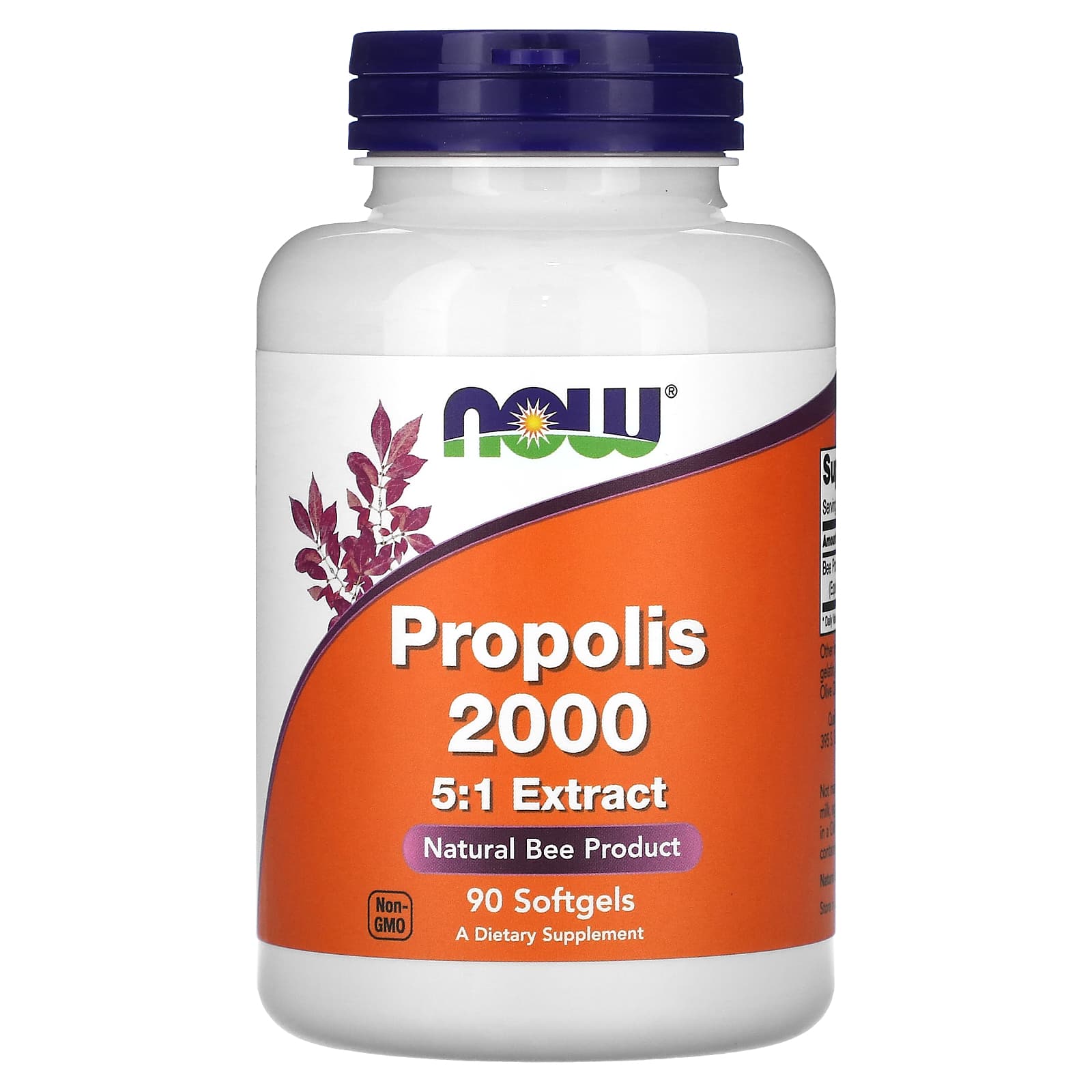 NOW Foods, Propolis 2000, 5:1 Extract, 400 mg, 90 Softgels