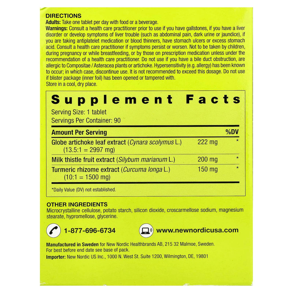 New Nordic, Active Liver™, 90 Tablets