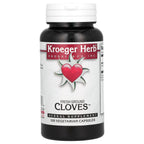 Kroeger Herb Co, Fresh Ground Cloves, 100 Vegetarian Capsules (450 mg per Capsule)