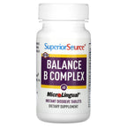 Superior Source, Balance B Complex, 60 MicroLingual Instant Dissolve Tablets