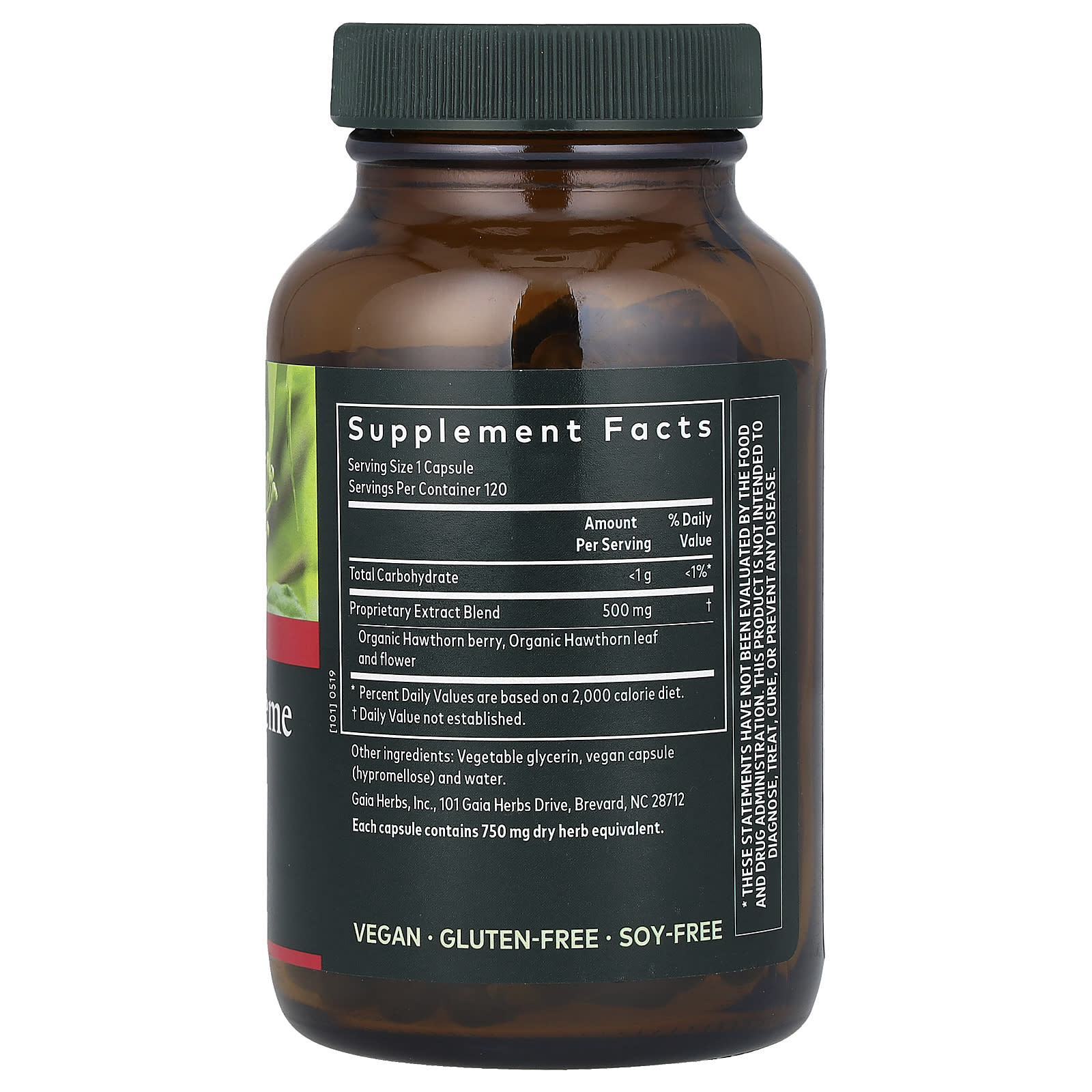 Gaia Herbs, Hawthorn Supreme, 120 Vegan Liquid Phyto-Caps (500 mg per Capsule)