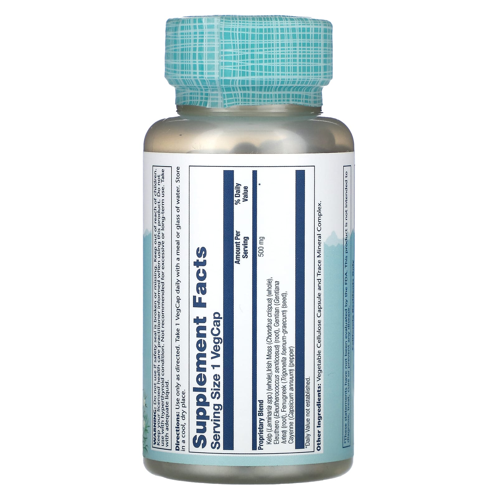 Solaray, Thyroid Blend SP-26, 100 VegCaps