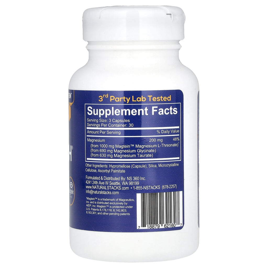 Natural Stacks, MagTech®, Magnesium Complex, 90 Vegetarian Capsules (66.6 mg per Capsule)