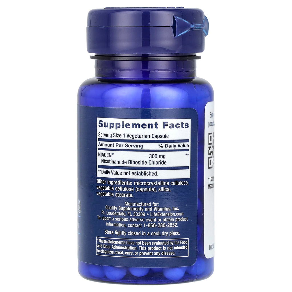 Life Extension, NAD+ Cell Regenerator, 300 mg, 30 Vegetarian Capsules