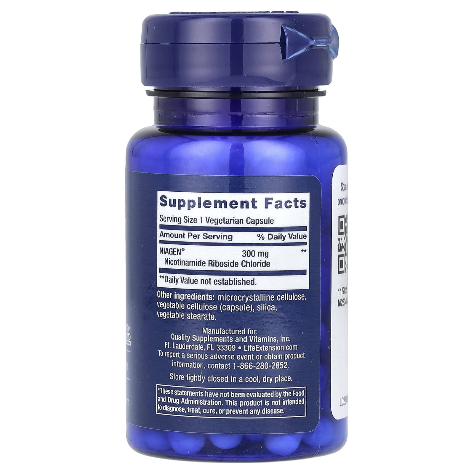 Life Extension, NAD+ Cell Regenerator, 300 mg, 30 Vegetarian Capsules