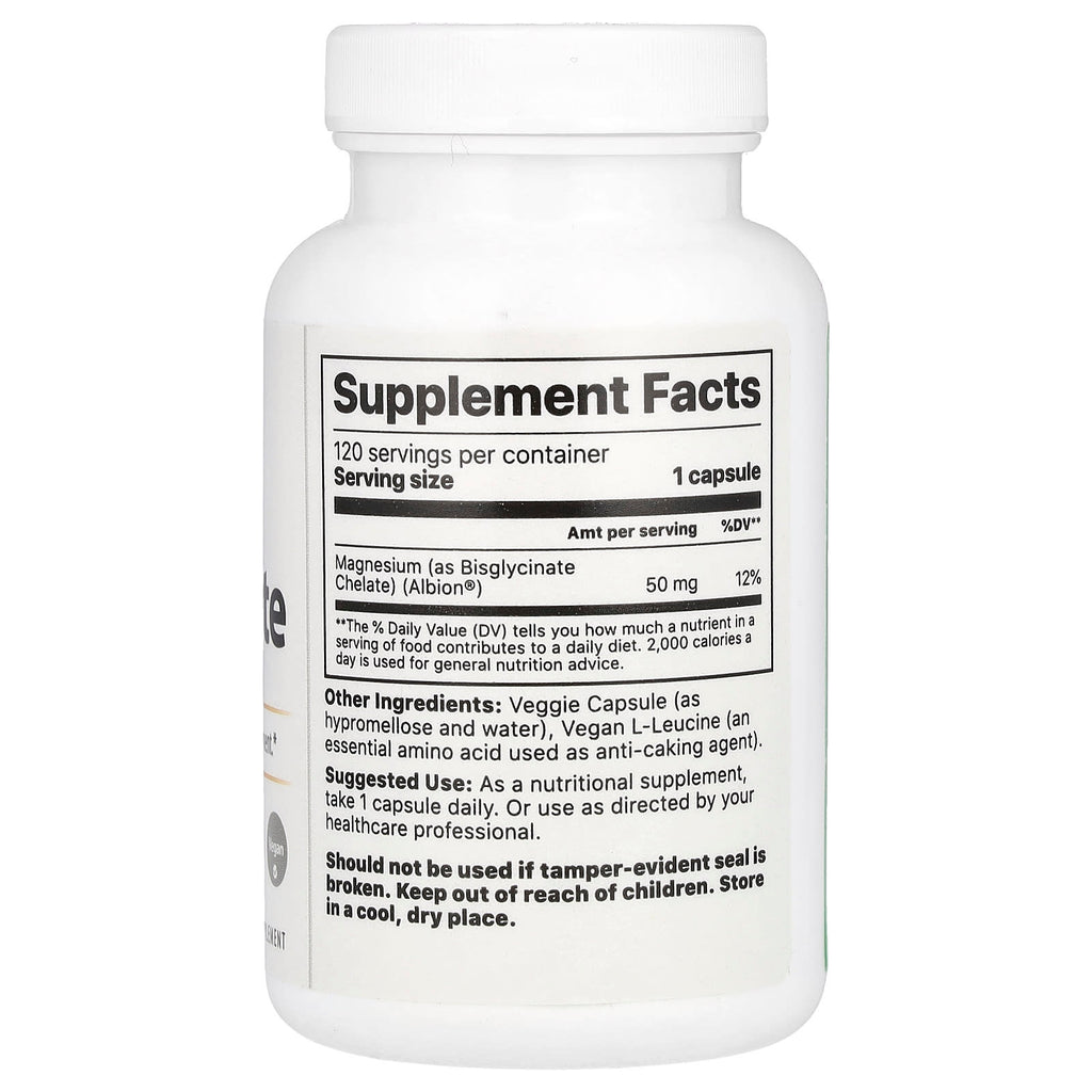 Jigsaw Health, MagPure™ Glycinate, 120 Capsules (50 mg per Capsule)
