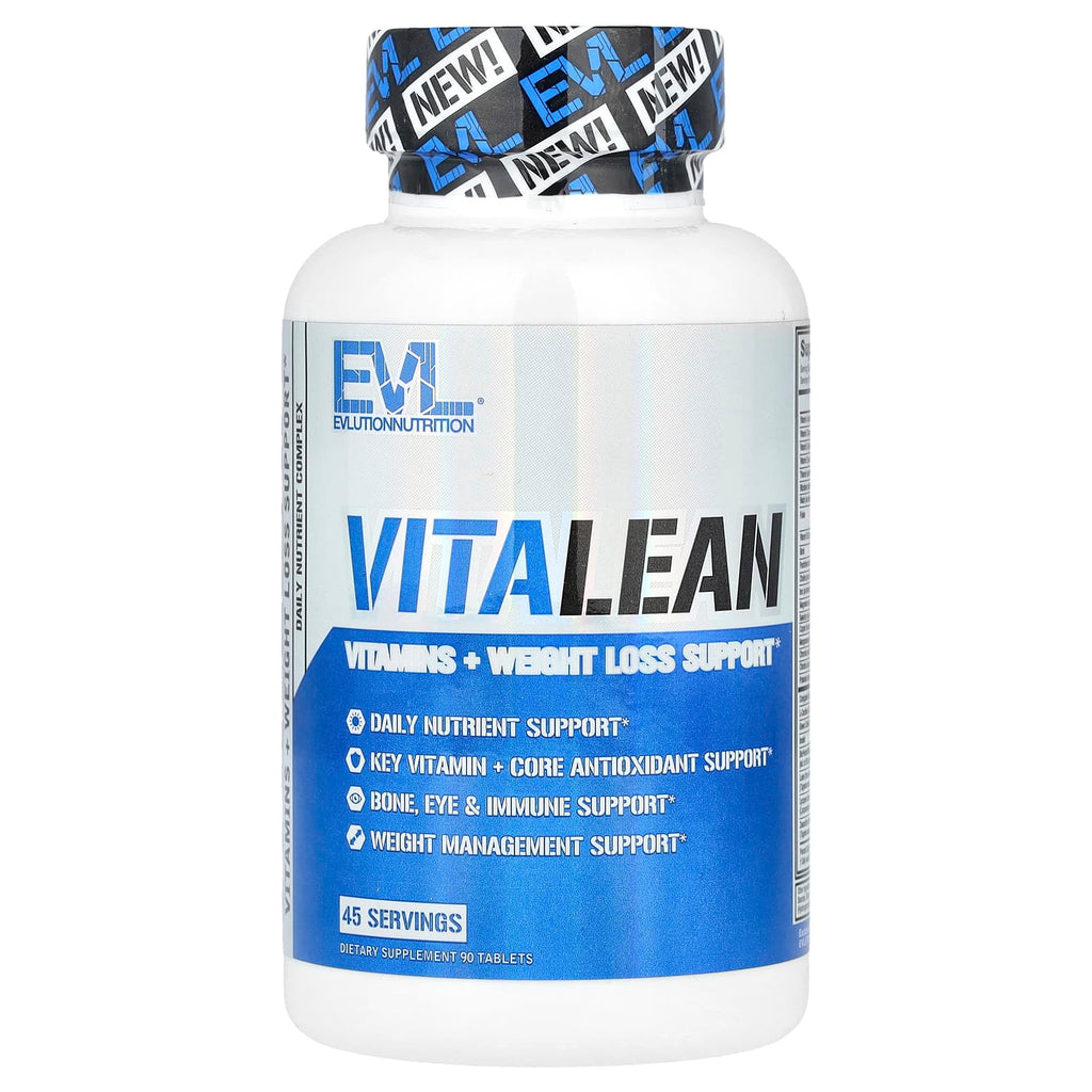 EVLution Nutrition, VitaLean, Vitamins + Weight Loss Support, 90 Tablets