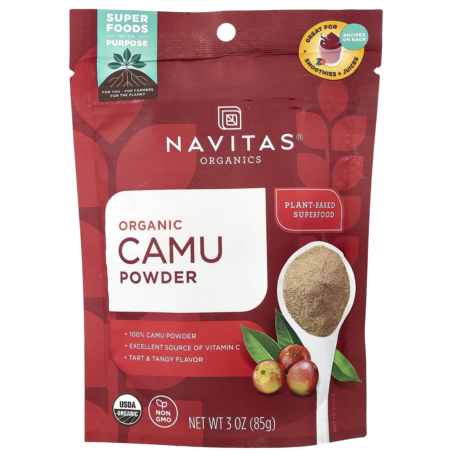 Navitas Organics, Organic Camu Powder, 3 oz (85 g)