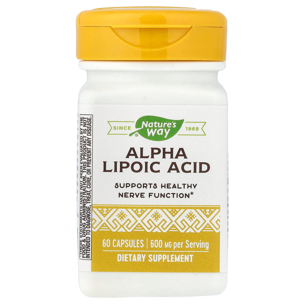 Nature's Way, Alpha Lipoic Acid, 60 Capsules (200 mg per Capsule)