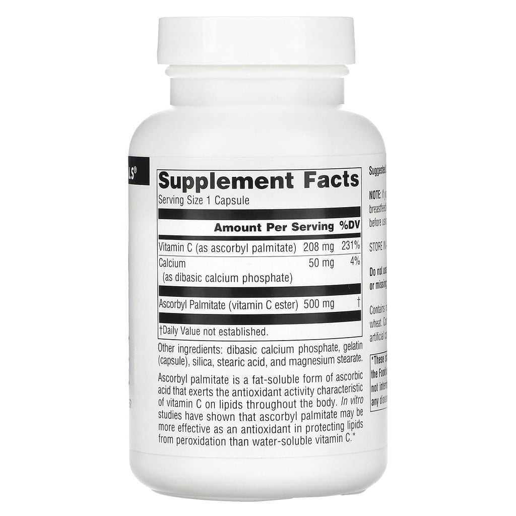 Source Naturals, Ascorbyl Palmitate, 90 Capsules