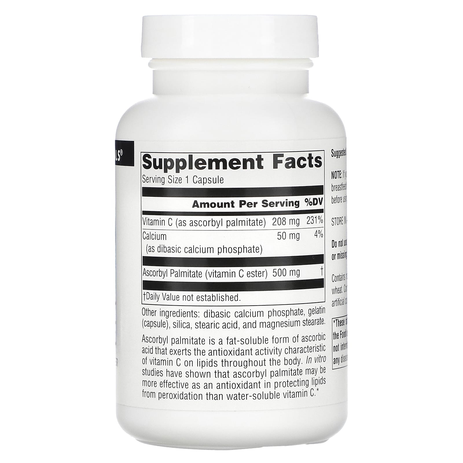 Source Naturals, Ascorbyl Palmitate, 90 Capsules