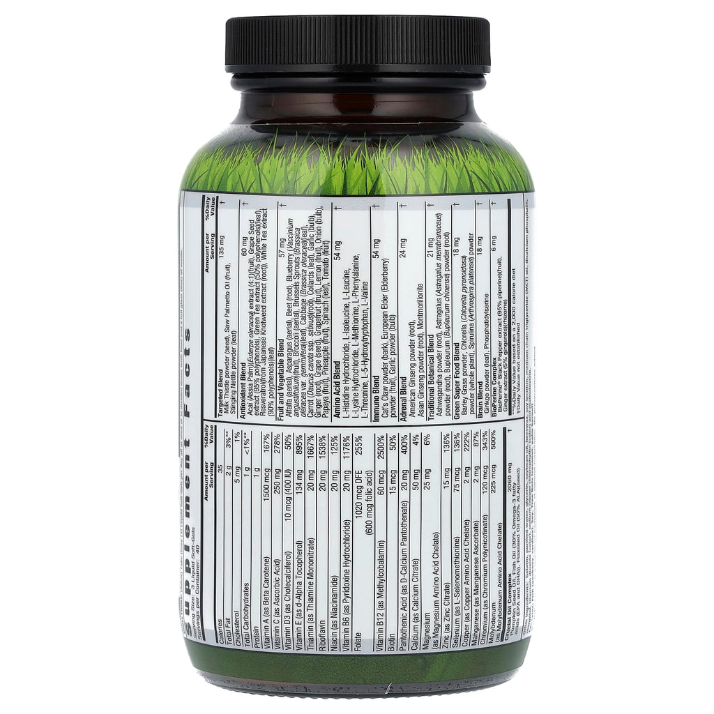Irwin Naturals, Men's Living Green Liquid-Gel Multi®, 120 Liquid Soft-Gels