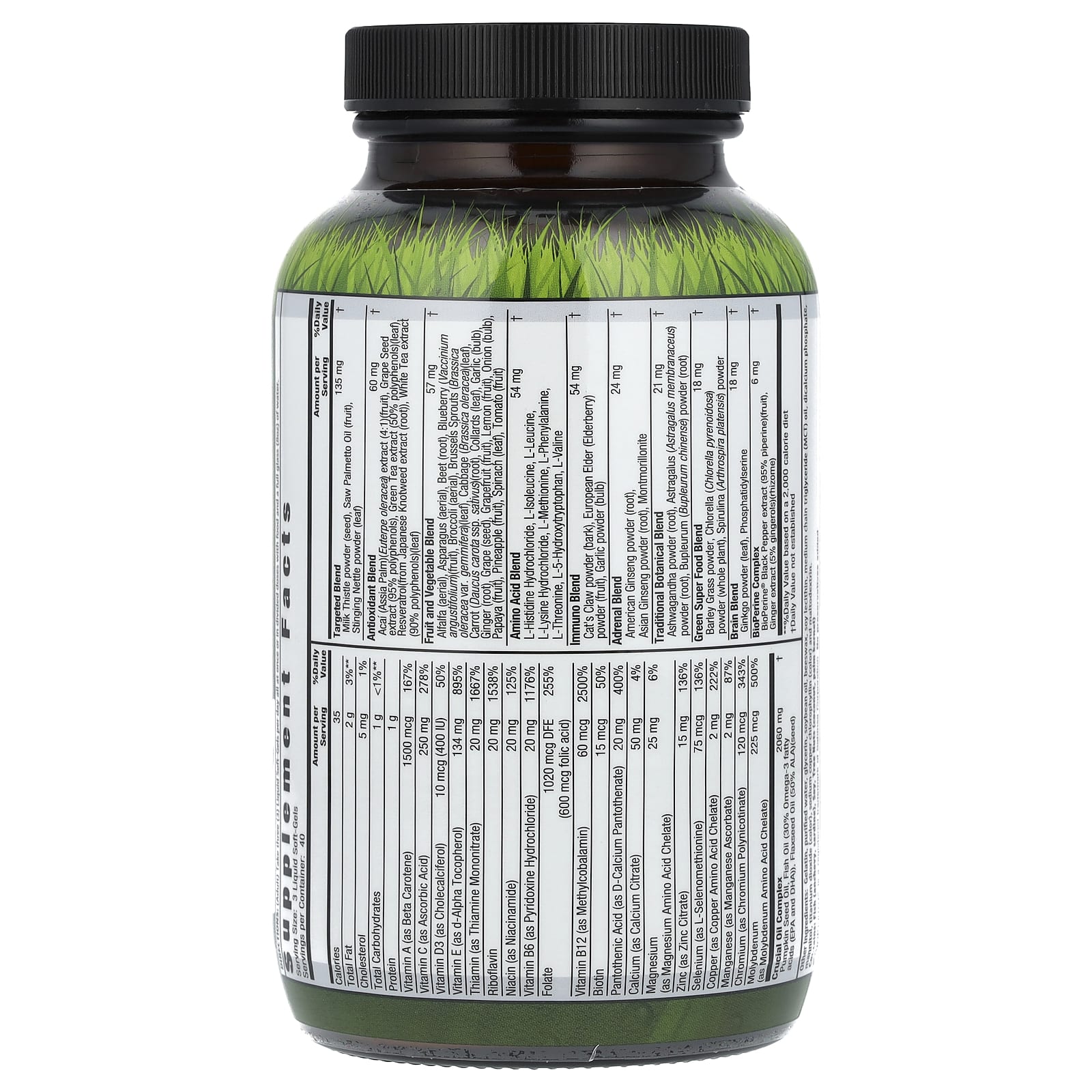 Irwin Naturals, Men's Living Green Liquid-Gel Multi®, 120 Liquid Soft-Gels
