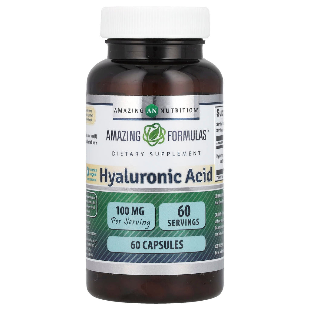 Amazing Nutrition, Hyaluronic Acid, 100 mg, 60 Capsules