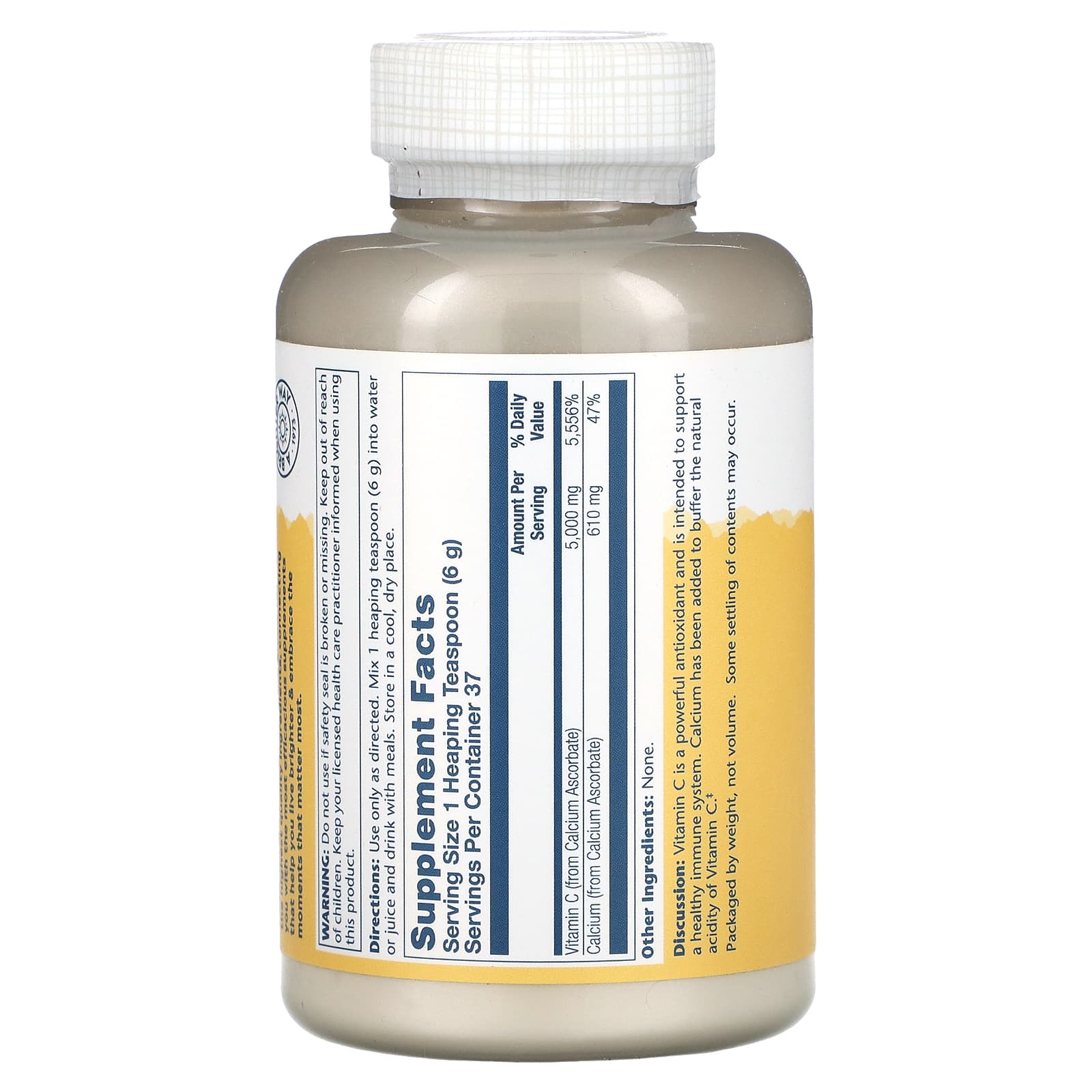 Solaray, Buffered Vitamin C Powder, 8 oz (227 g)