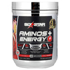 SIXSTAR, Elite Series, Aminos + Energy, Fruit Punch, 7.29 oz (207 g)