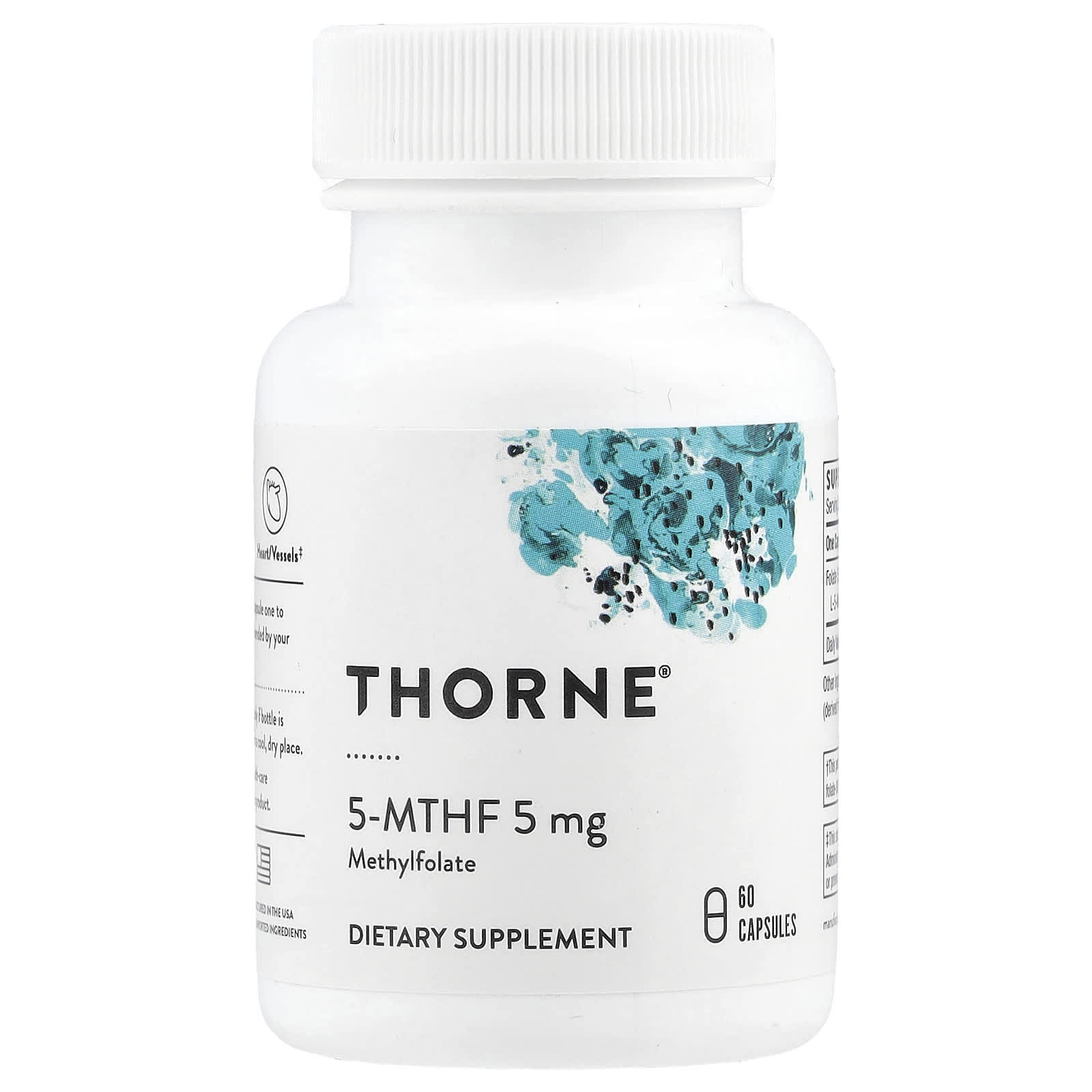 Thorne, 5-MTHF, 5 mg, 60 Capsules