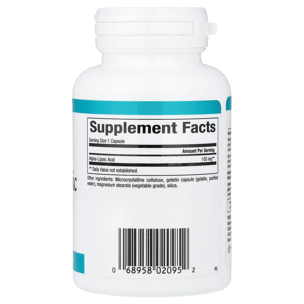 Natural Factors, Alpha-Lipoic Acid, 100 mg, 60 Capsules