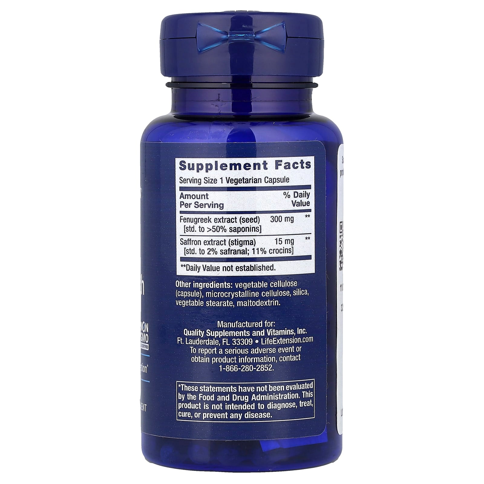 Life Extension, Women's Health, Sexual Health for Her, 60 Vegetarian Capsules