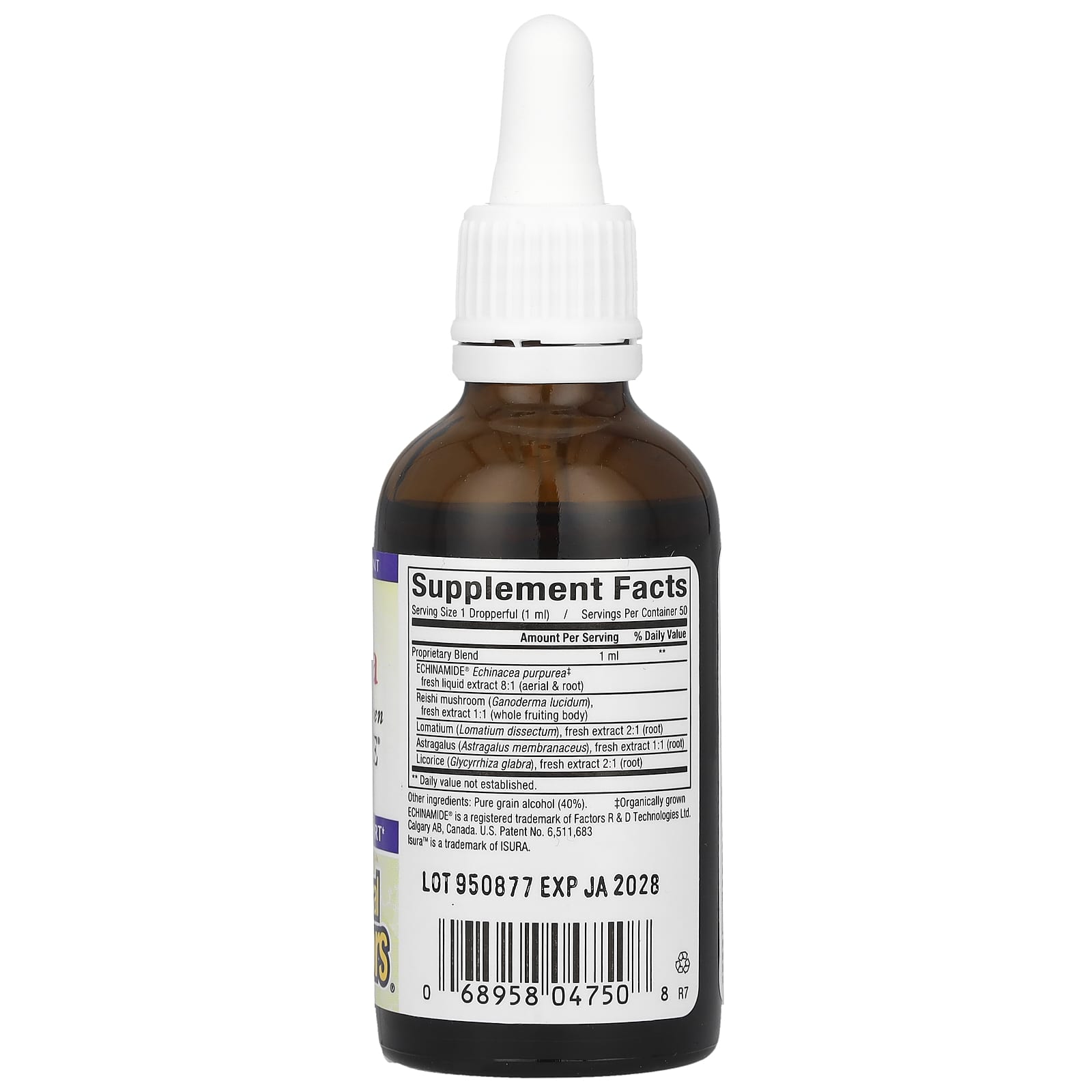 Natural Factors, Anti-V Formula, with Clinically Proven Echinamide®, 1.7 fl oz ( 50 ml)
