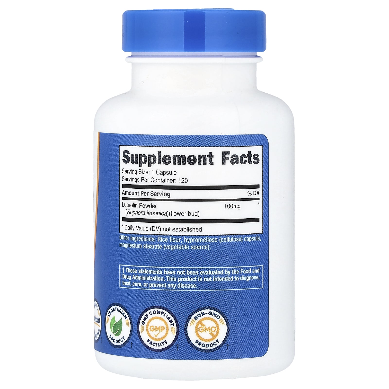 Nutricost, Luteolin, 100 mg, 120 Capsules