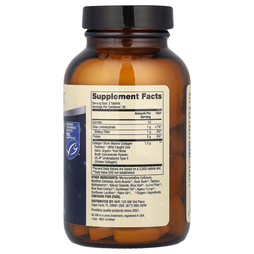 Dr. Mercola, Collagen Complex, Type I, II & III, 90 Tablets
