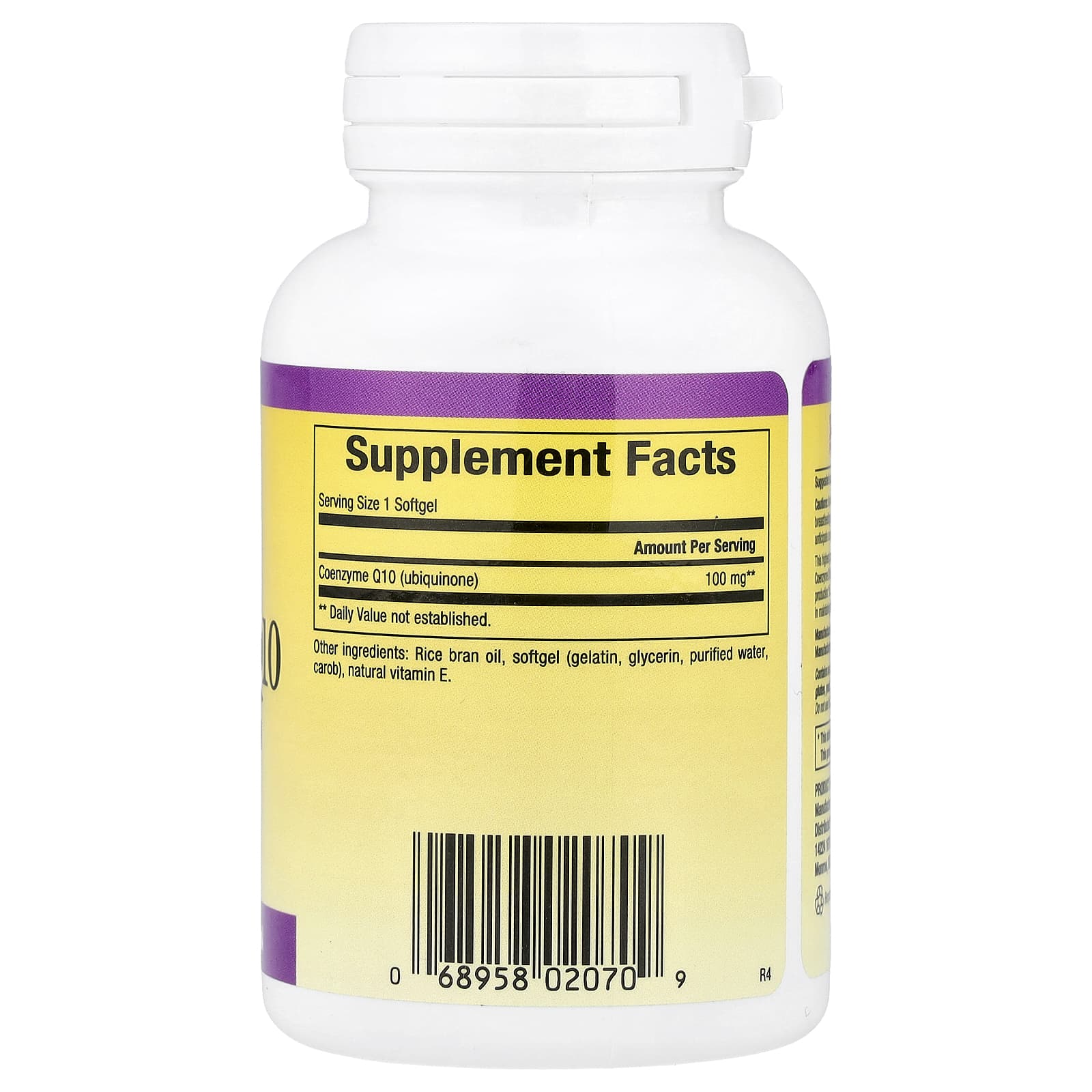 Natural Factors, Coenzyme Q10, 100 mg, 30 Softgels