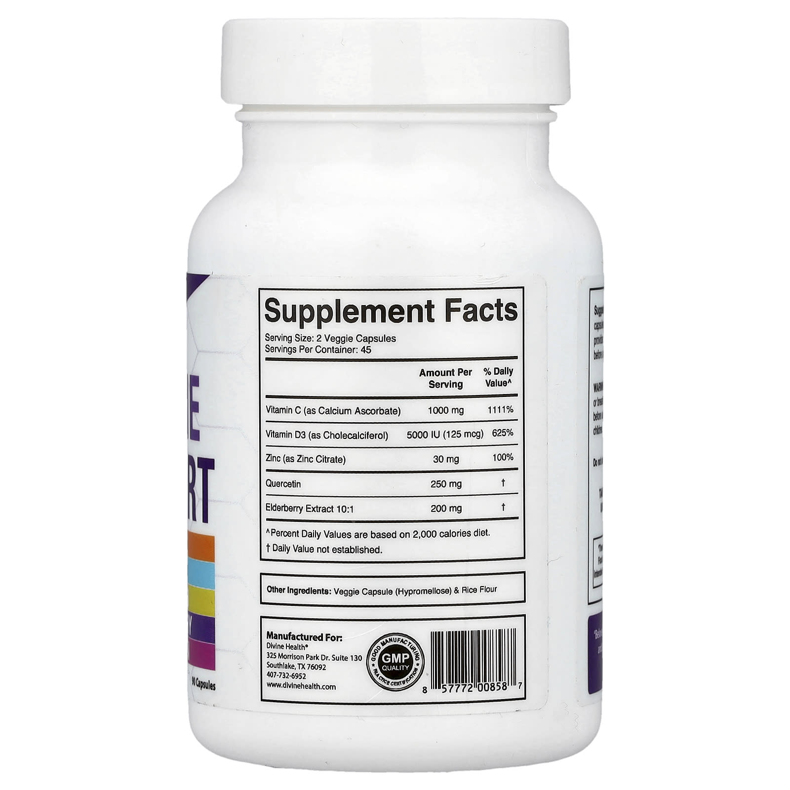 Divine Health, Dr Colbert M.D., Immune Support, 90 Capsules