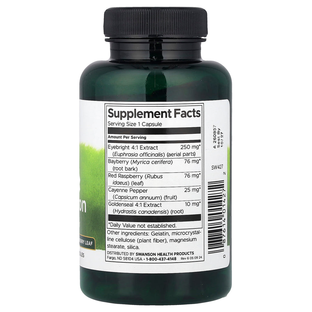 Swanson, Herbal Eyebright Combination, 100 Capsules
