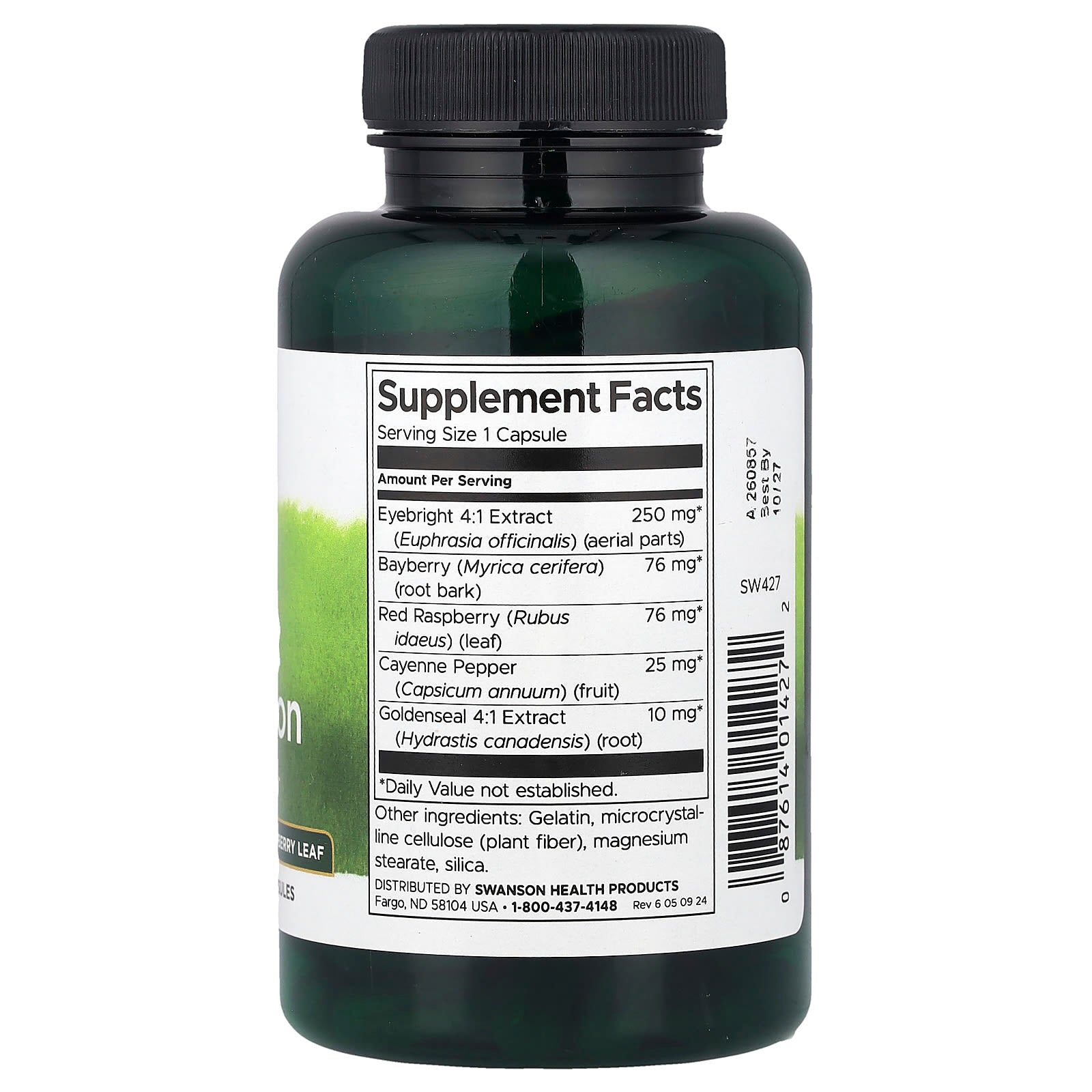 Swanson, Herbal Eyebright Combination, 100 Capsules