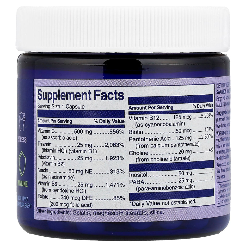 Swanson WIO, Stress Restore & Immune Reload™, 30 Capsules