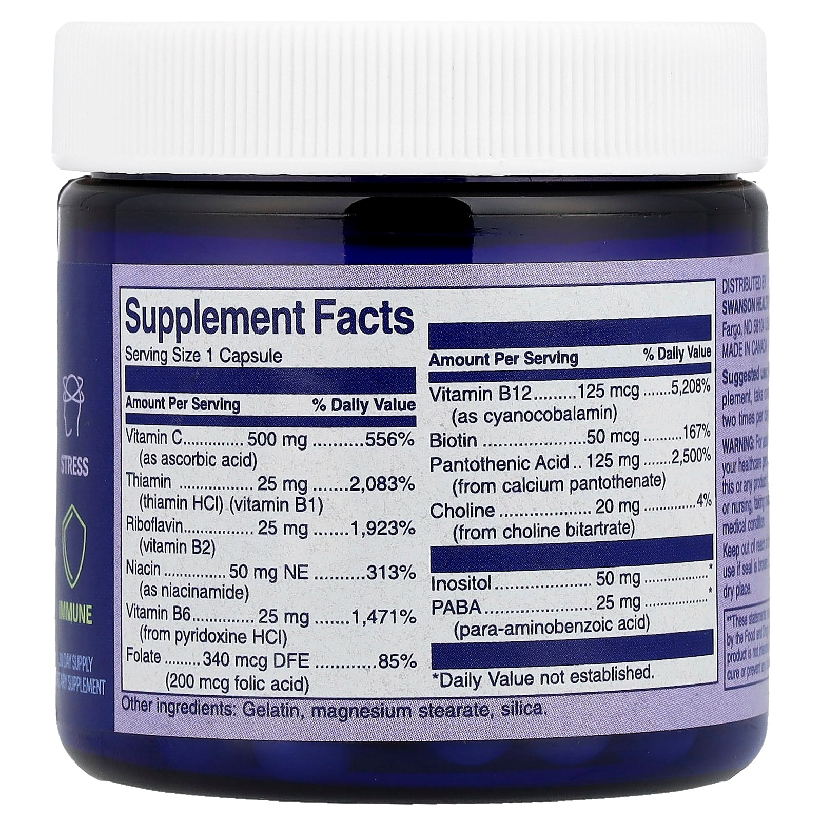 Swanson WIO, Stress Restore & Immune Reload™, 30 Capsules