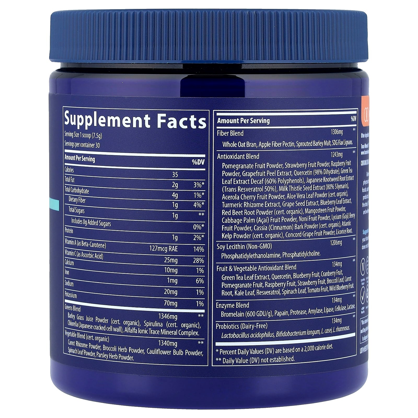 Trace, Greens Pak, Phytonutrient Powder, Berry, 7.9 oz (225 g)