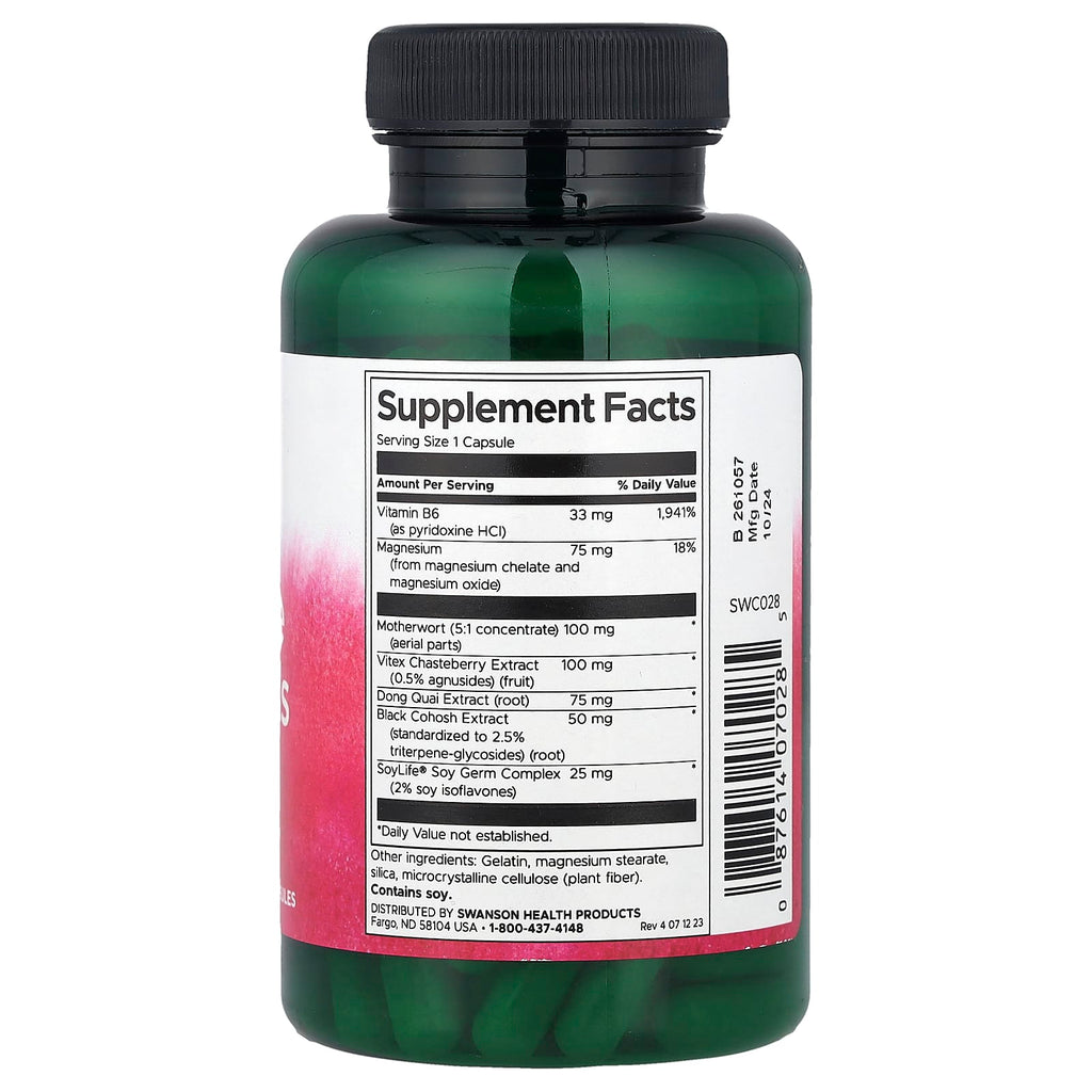 Swanson, Hormone Essentials, Women's Health, 120 Capsules