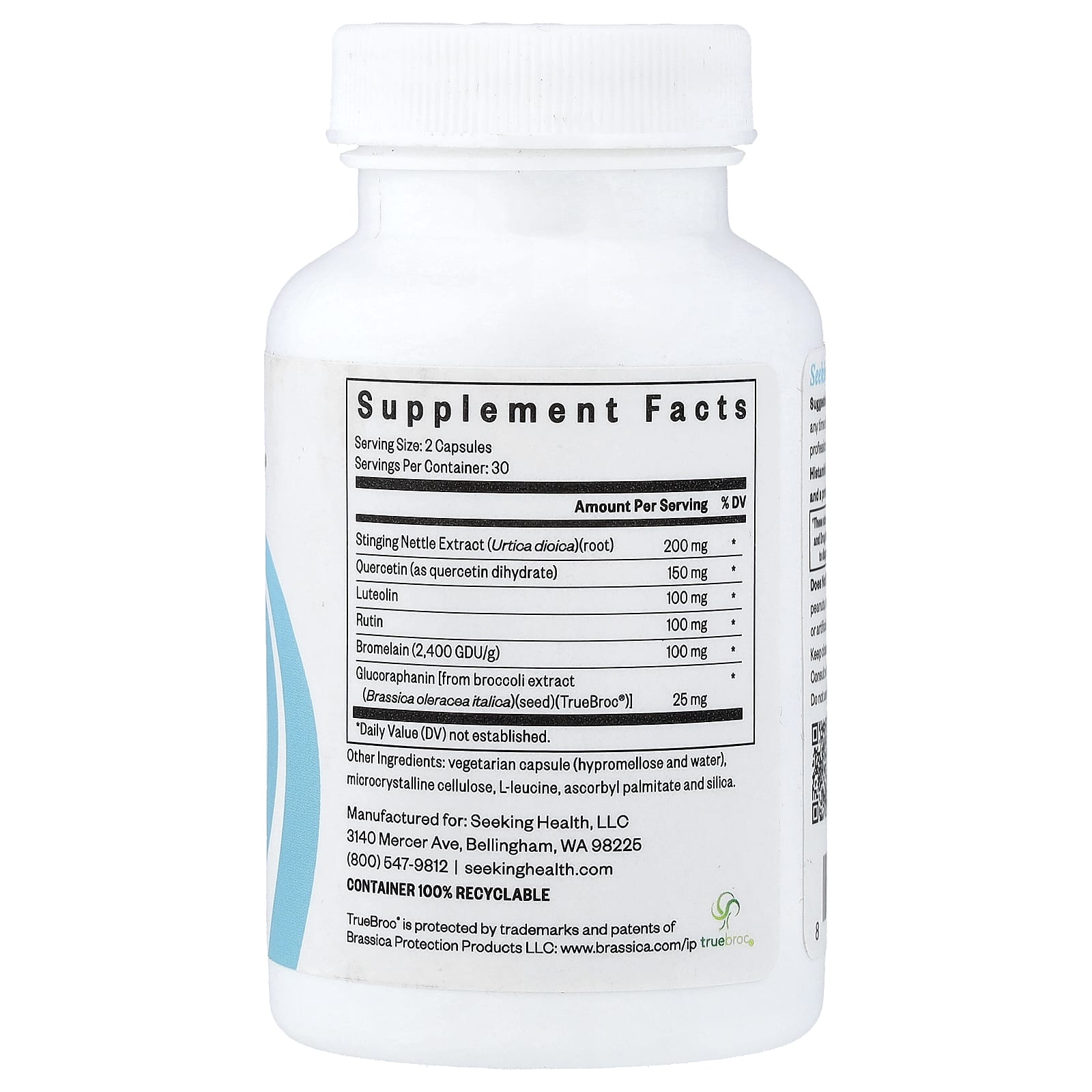 Seeking Health, HistaminX, 60 Capsules