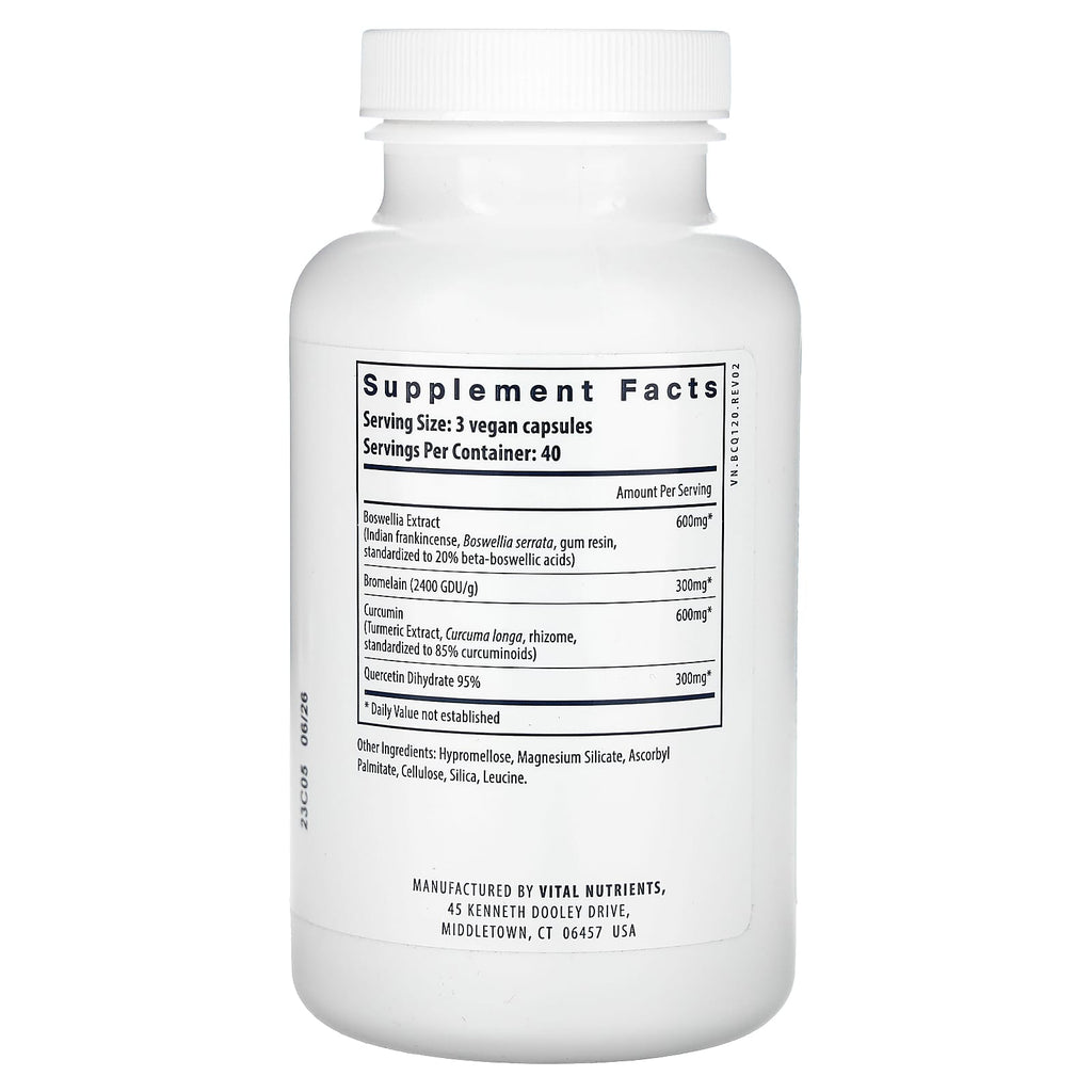 Vital Nutrients, BCQ, 120 Vegan Capsules