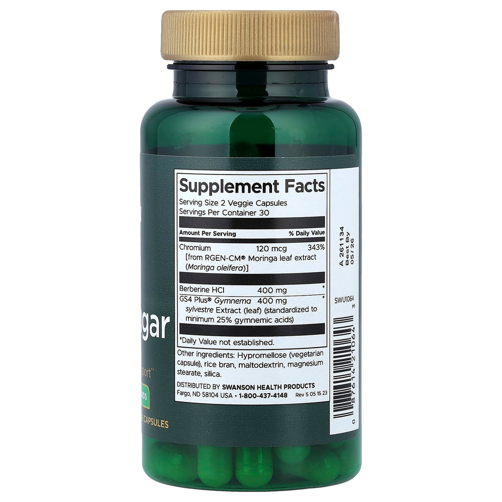 Swanson, Pure Blood Sugar , 60 Veggie Capsules